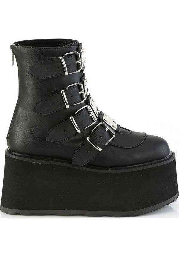 DAMNED-105 [Black] | PLATFORM BOOTS [PREORDER] - Image 5