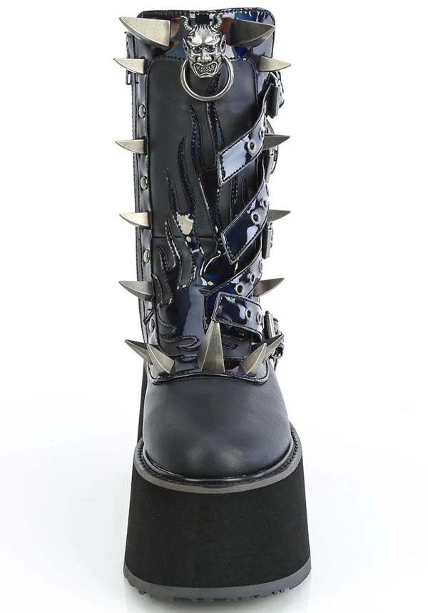 DAMNED-156 [Black] | PLATFORM BOOTS [PREORDER] - Image 2