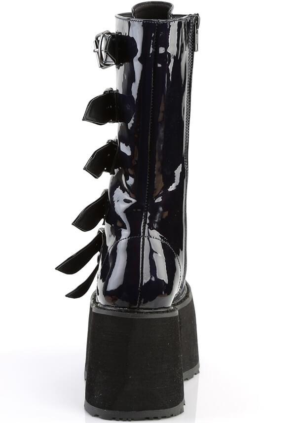 DAMNED-225 [Black Holo] | PLATFORM BOOTS [PREORDER] - Image 4