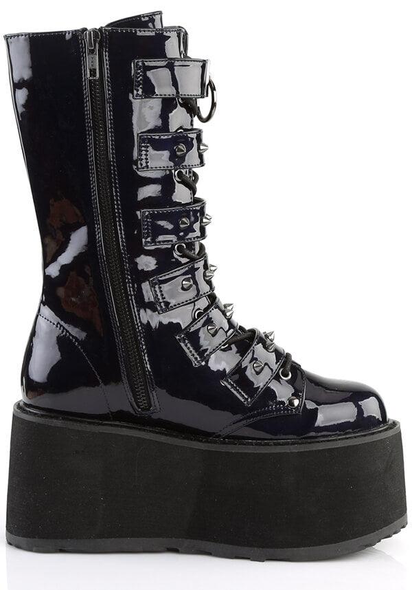 DAMNED-225 [Black Holo] | PLATFORM BOOTS [PREORDER] - Image 5