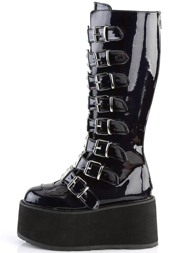 DAMNED-318 [Black Hologram] | PLATFORM BOOTS [PREORDER] - Image 3