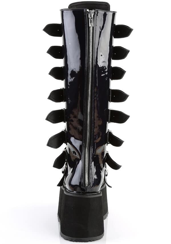 DAMNED-318 [Black Hologram] | PLATFORM BOOTS [PREORDER] - Image 4