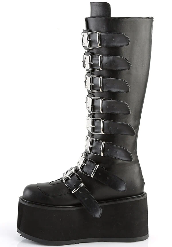 DAMNED-318 [Black] | PLATFORM BOOTS [PREORDER] - Image 3