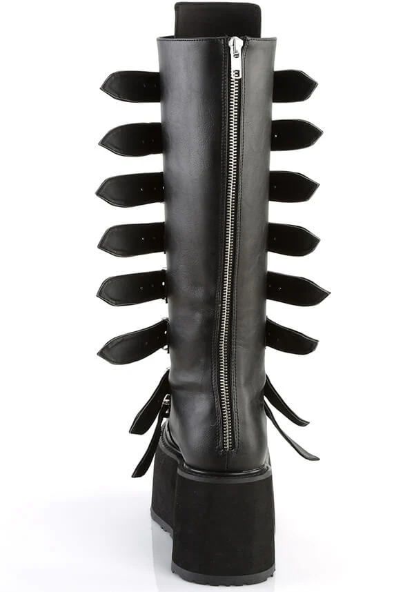 DAMNED-318 [Black] | PLATFORM BOOTS [PREORDER] - Image 4