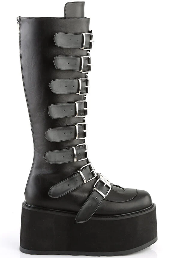 DAMNED-318 [Black] | PLATFORM BOOTS [PREORDER] - Image 5