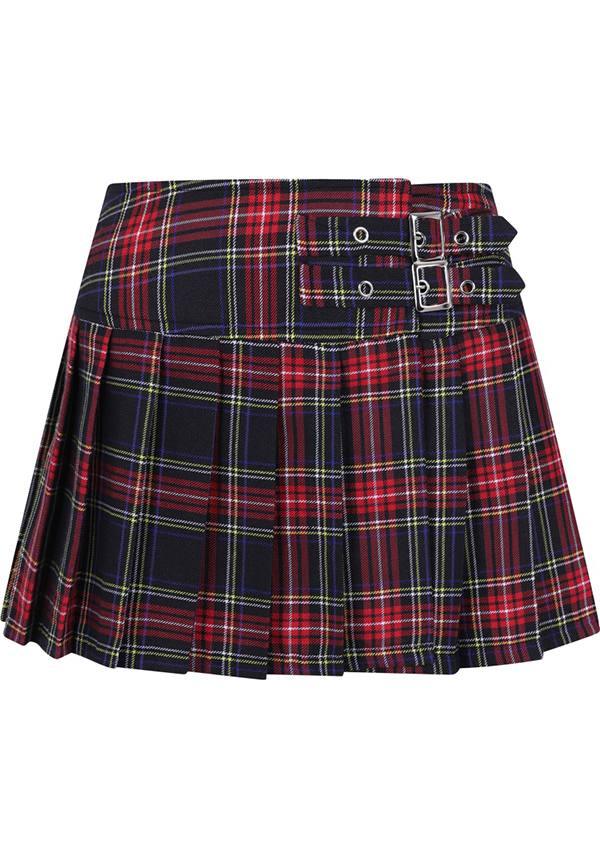 Darkdoll [Black Tartan] | MINI SKIRT - Image 6