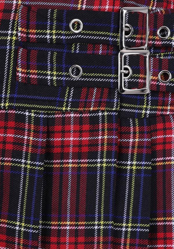 Darkdoll [Black Tartan] | MINI SKIRT - Image 8