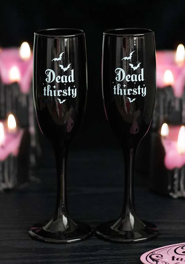 Dead Thirsty | CHAMPAGNE FLUTES