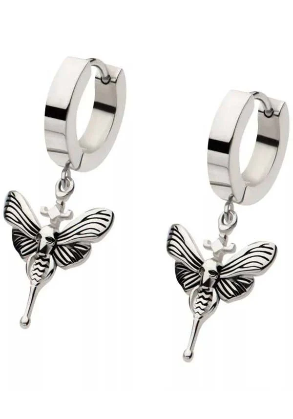 Deadly Monarch | HUGGIE EARRINGS - Image 2