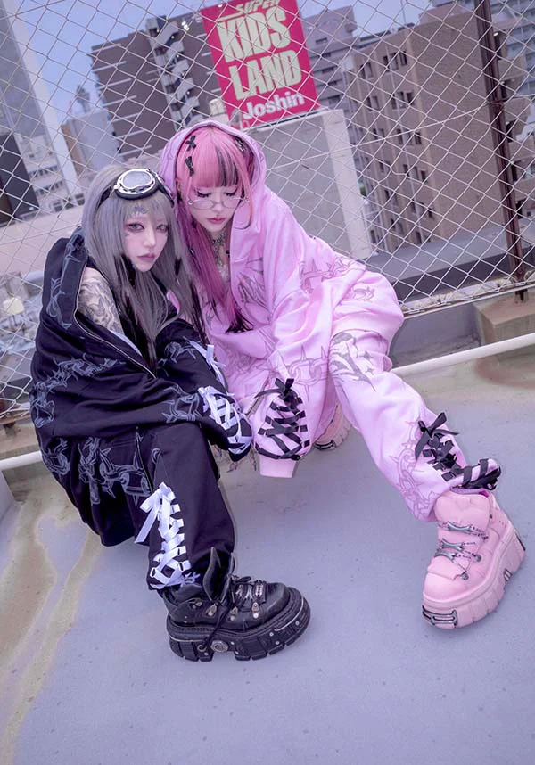 Death Kiss [Black] | CHAIN JOGGERS - Image 6