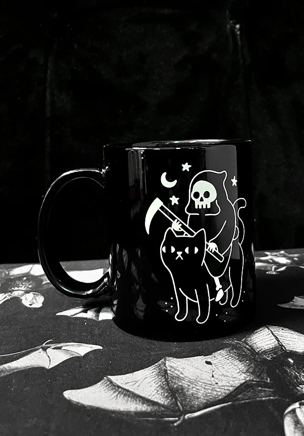 Death Rides A Black Cat | MUG - Image 3