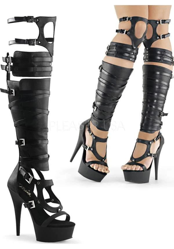 DELIGHT-600-49 [Patent Black] | PLATFORM BOOTS [PREORDER] - Image 3