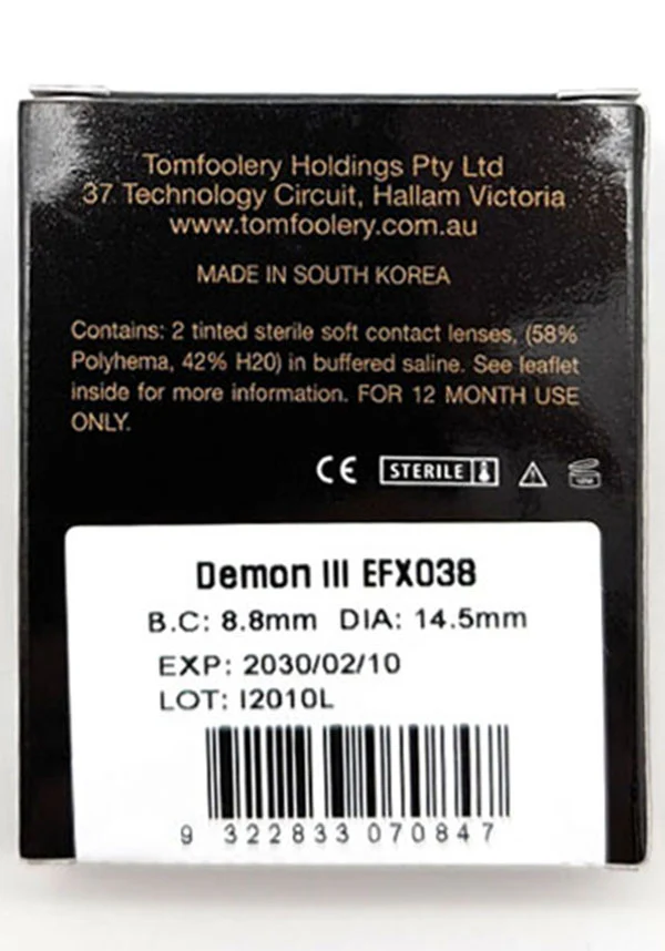 Demon III | COSTUME LENSES - Image 3
