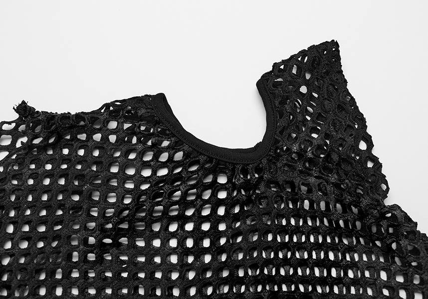 Dionisia Fishnet [Black] | COLD SHOULDER TOP* - Image 10