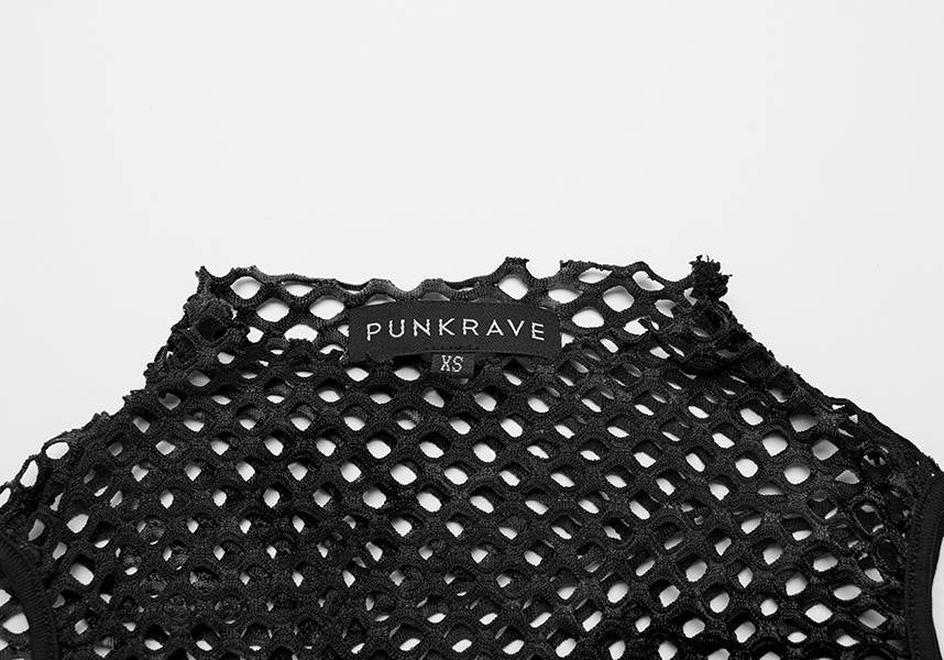 Dionisia Fishnet [Black] | COLD SHOULDER TOP* - Image 9