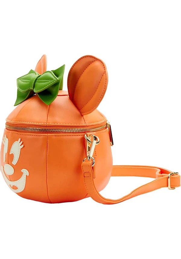 Disney: Minnie Pumpkin Glow Face | CROSSBODY BAG* - Image 3