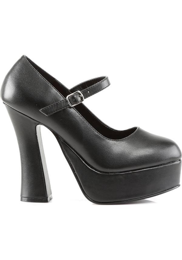 DOLLY-50 [Black] | PLATFORM HEELS [PREORDER] - Image 5