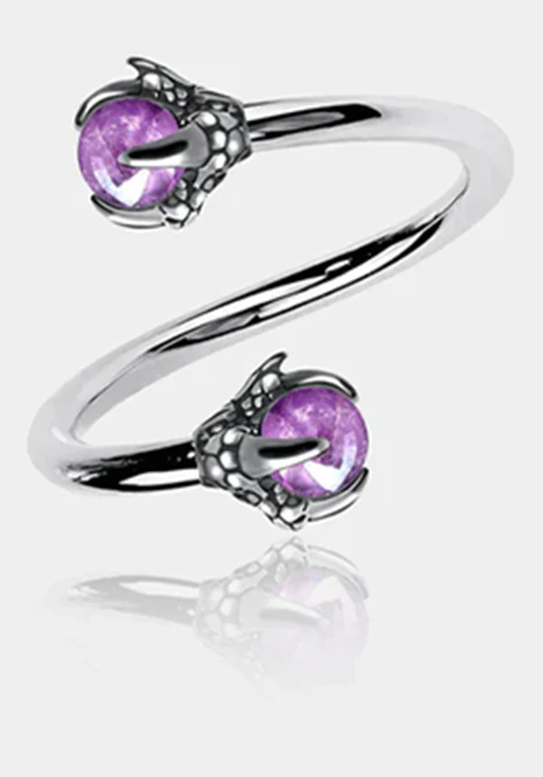 Dragon Claw [Amethyst] | S RING