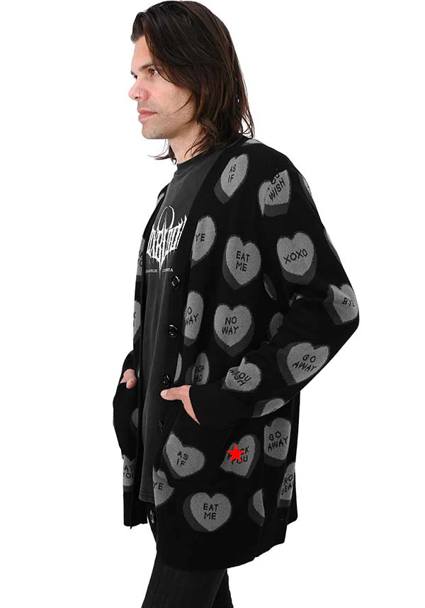 Drop Dead Conversation Hearts | CARDIGAN - Image 6