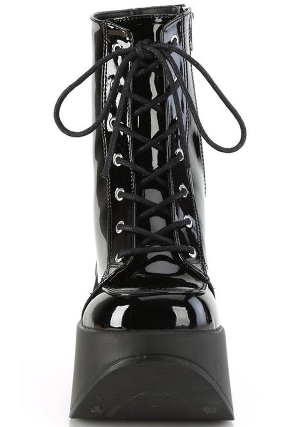 DYNAMITE-106 [Black Patent] | PLATFORM BOOTS [PREORDER] - Image 2