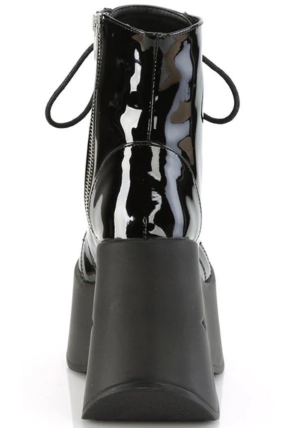DYNAMITE-106 [Black Patent] | PLATFORM BOOTS [PREORDER] - Image 4