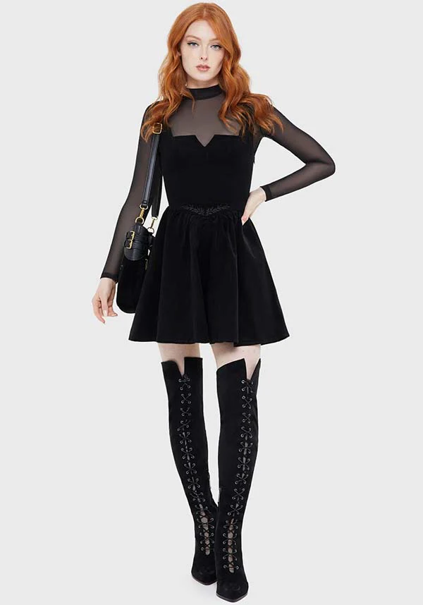 Elderroot [Black] | MINI DRESS - Image 2