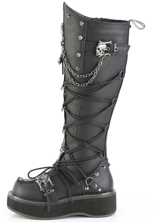 EMILY-221 [Black] | PLATFORM BOOTS [PREORDER] - Image 3