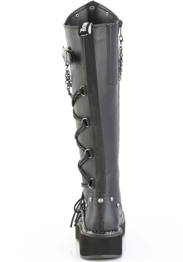 EMILY-221 [Black] | PLATFORM BOOTS [PREORDER] - Image 5