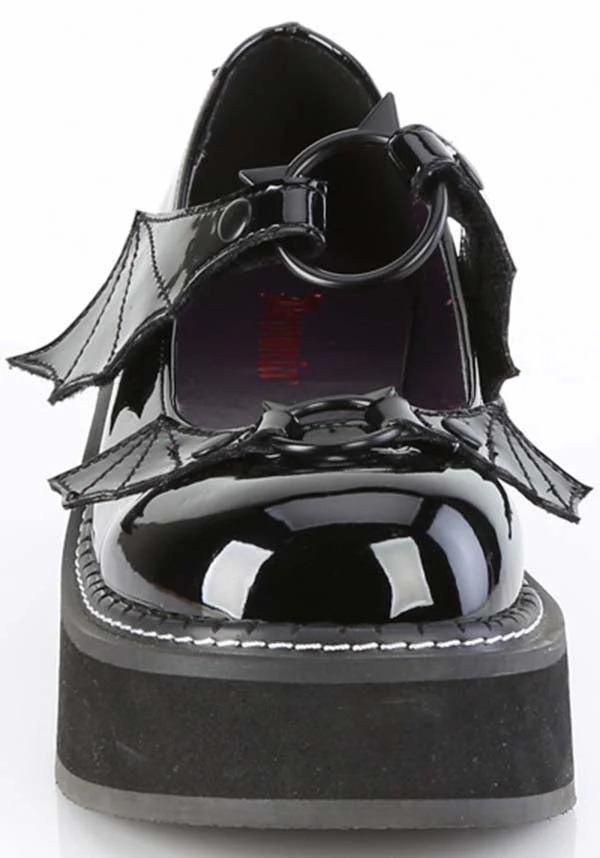 EMILY-23 [Black Patent] | PLATFORM MARYJANE [IN STOCK]** - Image 2