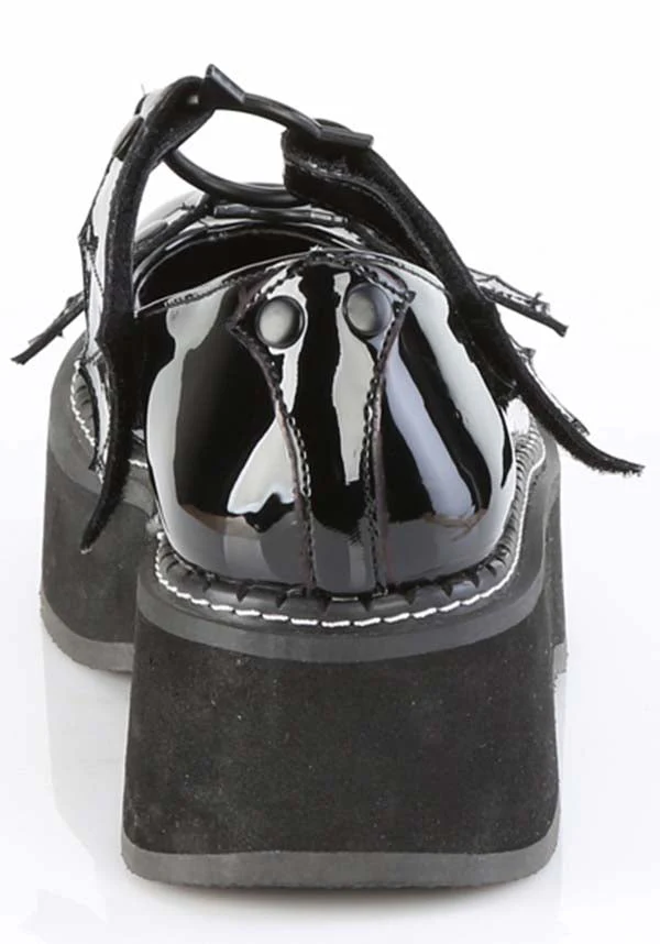 EMILY-23 [Black Patent] | PLATFORM MARYJANE [IN STOCK]** - Image 5