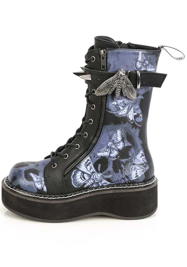 EMILY-352-PT [Black/Blue] BOOTS [PREORDER] - Image 3
