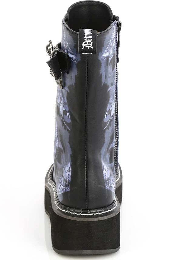 EMILY-352-PT [Black/Blue] BOOTS [PREORDER] - Image 4