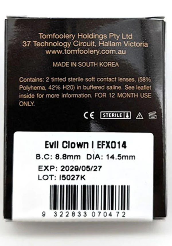 Evil Clown I | COSTUME LENSES - Image 3