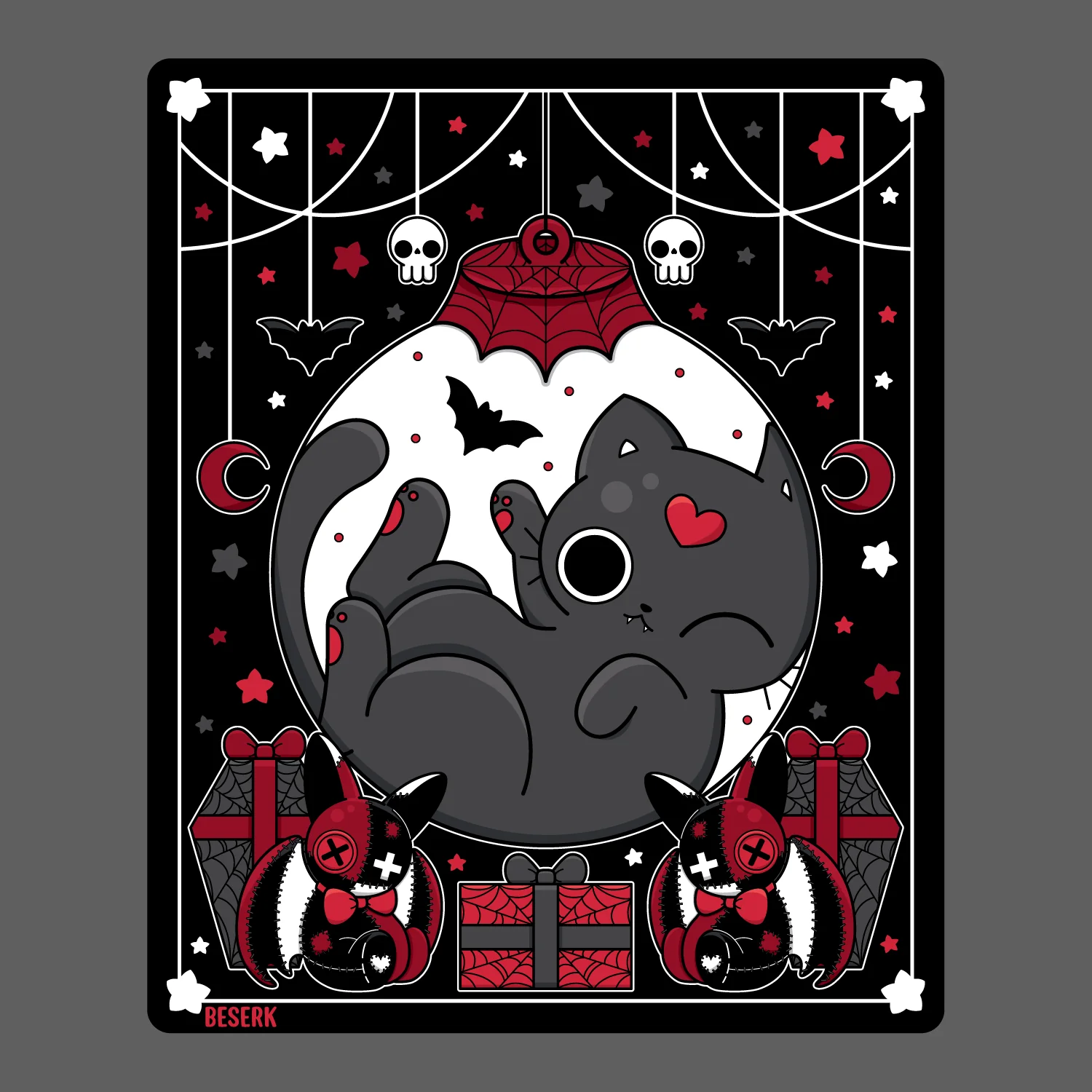 Feline Festive | STICKER - Image 3