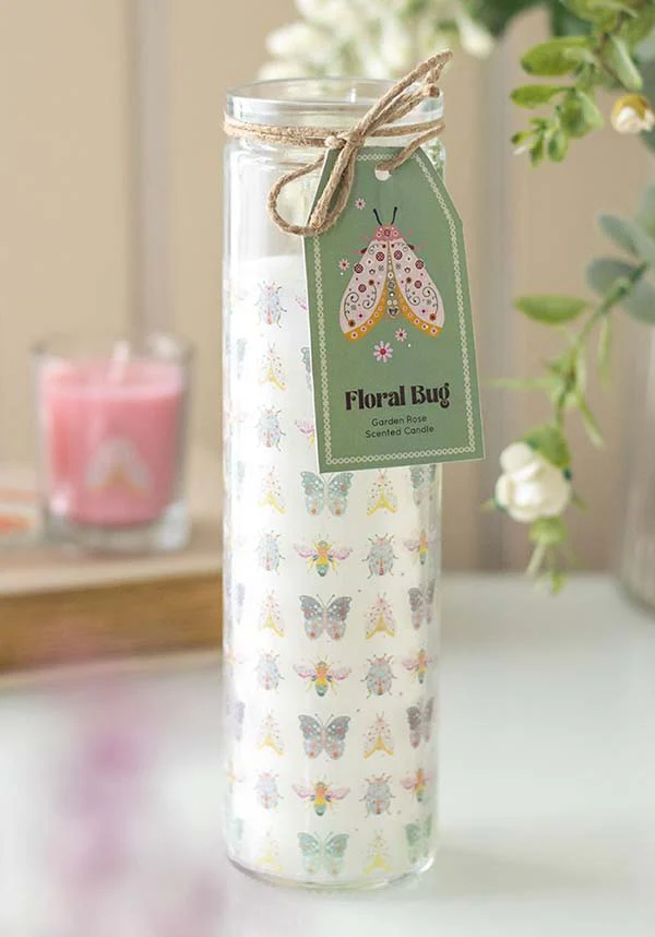 Floral Bug [Garden Rose] | TUBE CANDLE