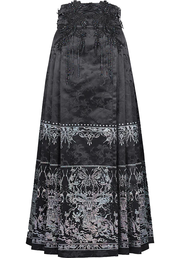 Floral Onyx | MAXI SKIRT* - Image 2