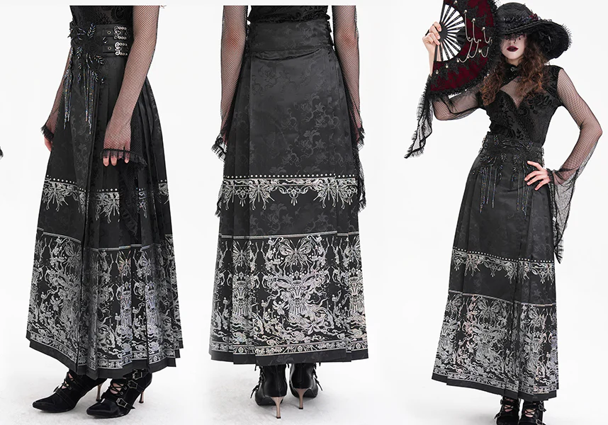 Floral Onyx | MAXI SKIRT* - Image 22