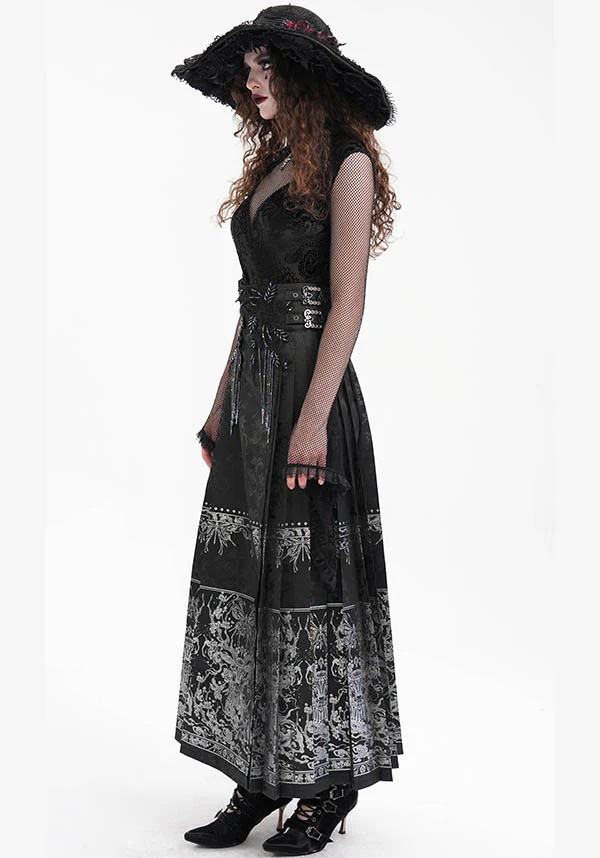 Floral Onyx | MAXI SKIRT* - Image 6