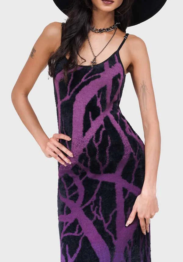 Forest Knit [Purple] | MAXI DRESS - Image 3