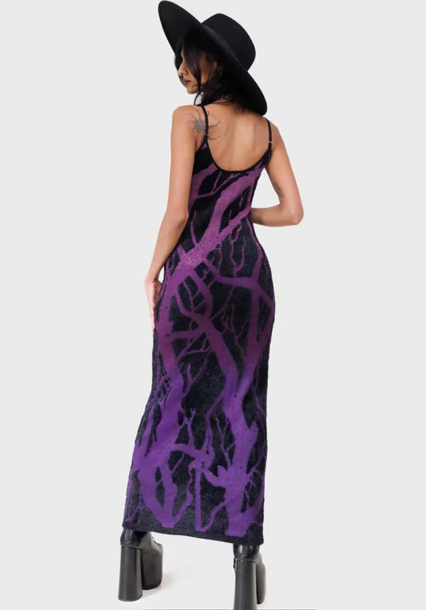 Forest Knit [Purple] | MAXI DRESS - Image 4