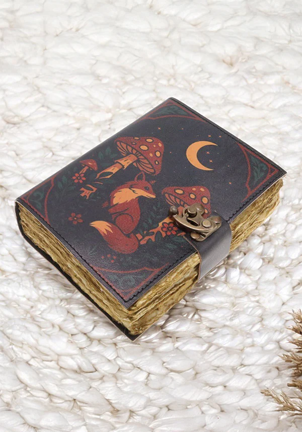 Fox & Mushroom | LEATHER JOURNAL - Image 2