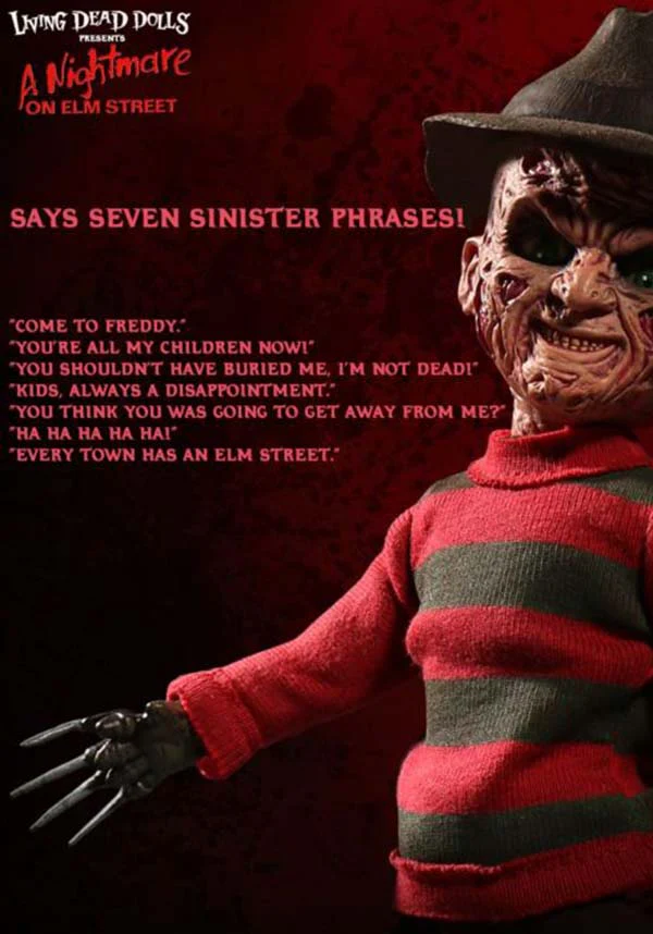 Freddy Krueger With Sound | LIVING DEAD DOLLS - Image 4
