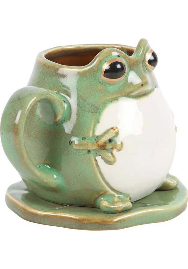 Frog Shaped | MUG AND LILY PAD SAUCER - Image 3