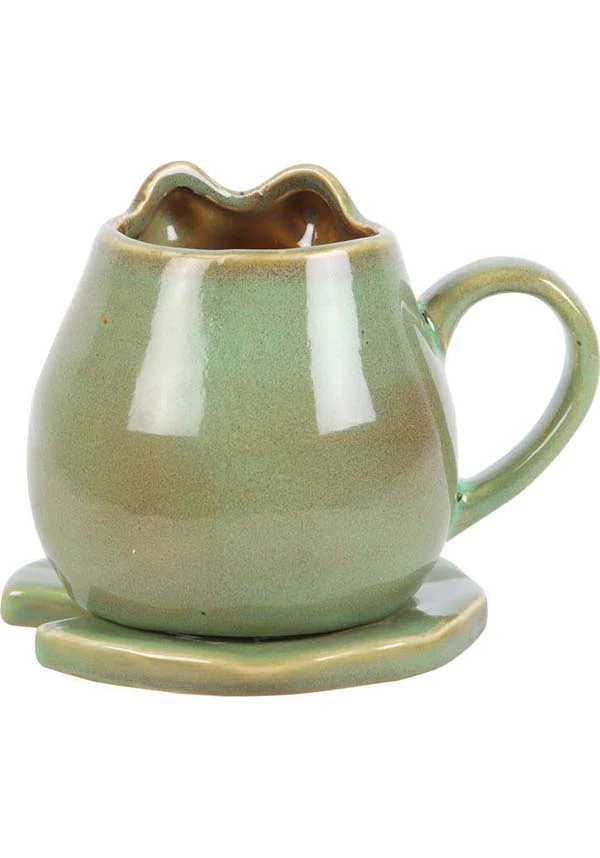 Frog Shaped | MUG AND LILY PAD SAUCER - Image 5