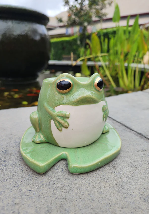 Frog [on Lilypad] Shaped | OIL BURNER - Image 3