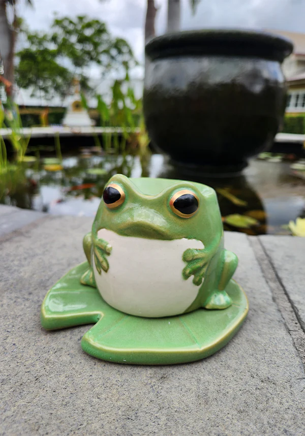 Frog [on Lilypad] Shaped | OIL BURNER - Image 4
