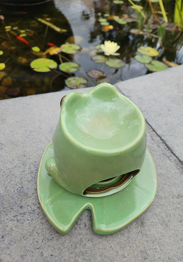 Frog [on Lilypad] Shaped | OIL BURNER - Image 8