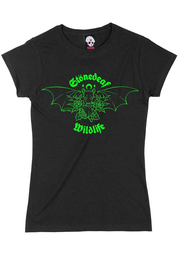 Fruit Friends [Green] | STONEDEAF CHARITY FITTED T-SHIRT** - Image 6