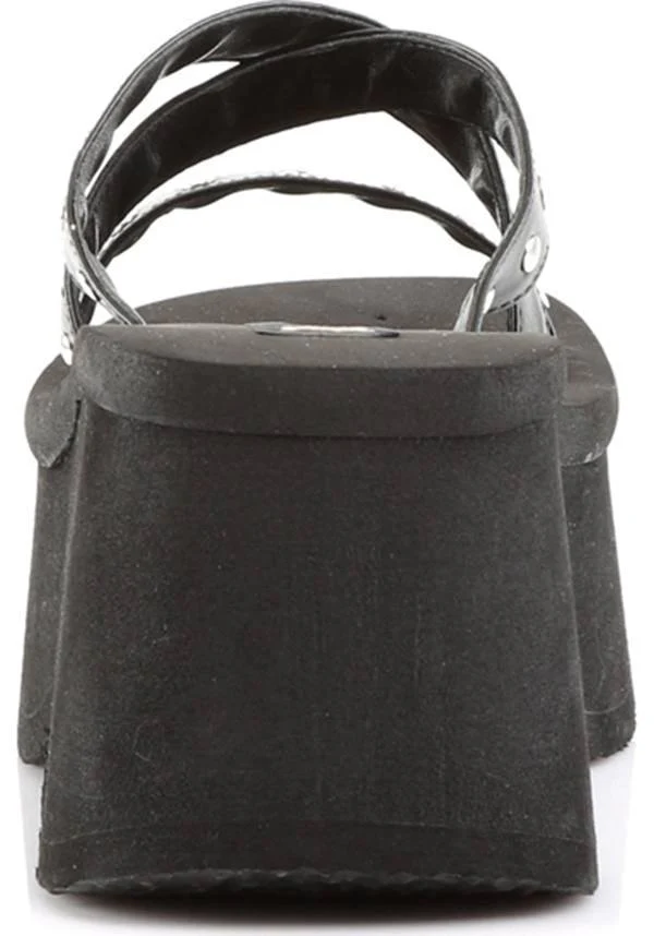 FUNN-19 [Black] | PLATFORM SANDALS [INSTOCK]** - Image 4