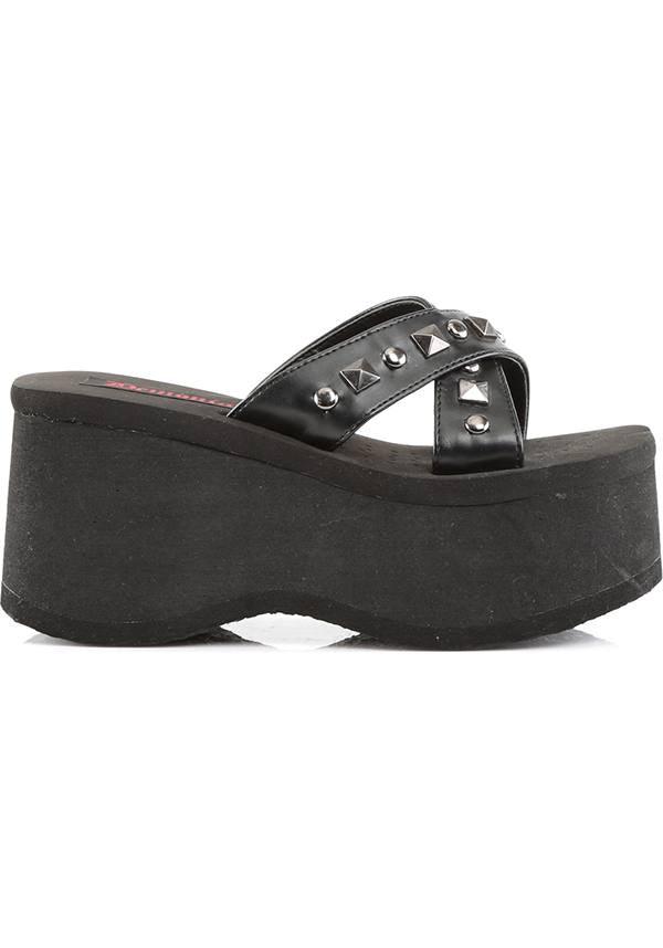 FUNN-29 [Black] | PLATFORM SANDALS [PREORDER] - Image 5